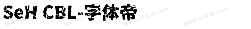 SeH CBL字体转换
